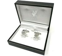 Liverpool FC Placcato Argento Liverbird - Camicia da Uomo di Lusso Gemelli Lfc