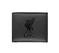 Liverpool FC, portafoglio con stemma ufficiale goffrato, Uomo, Black