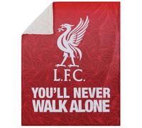 Liverpool FC Slogan Sherpa Pile Coperta, Compleanno, Natale Regalo Ufficiale