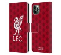 LIVERPOOL FC STEMMA & LIVERBIRD 2 CUSTODIA COVER A PORTAFOGLIO PER APPLE iPHONE