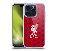 LIVERPOOL FC STEMMA & LIVERBIRD 2 CUSTODIA COVER MORBIDA IN GEL PER APPLE iPHONE
