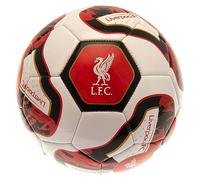 Liverpool FC Tracer Pallone da calcio, rosso/bianco/nero, 5