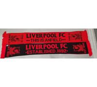 Liverpool FC Ufficiale Questo È Anfield Reversibile Sciarpa - Est.1892 Red E
