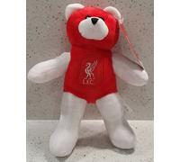 Liverpool FC Ufficiale Rosso e Bianco Orsacchiotto Con Club Crest