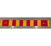 Liverpool FC Ufficiale Tradizionale BAR Stile Sciarpa - Rosso E Giallo