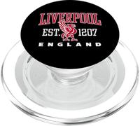 Liverpool Inghilterra Est. 1207 Design del ritorno al passato PopSockets PopGrip per MagSafe
