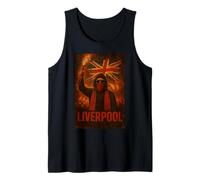 Liverpool - Maglietta Inghilterra Ultras Bad Boys con bandiera da uomo Canotta