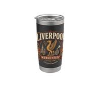 Liverpool Merseyside Inghilterra Regno Unito Edifici storici Bicchiere termico in acciaio inox doppia parete