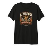 Liverpool Merseyside Inghilterra Regno Unito Edifici storici Maglietta Premium
