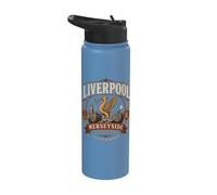 Liverpool Merseyside Inghilterra Regno Unito Edifici storici Stainless Steel Insulated Water Bottle