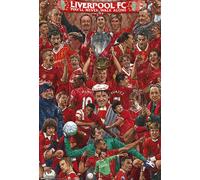 Liverpool Poster 61x91.5 CM 61x91.4cm Nuovo Calcio Legends Adolescente Cameretta