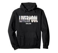 Liverpool Prefecture England City Regno Unito Felpa con Cappuccio