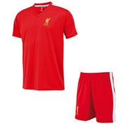 Liverpool Set Maglia + Pantaloncini LFC - Collezione Ufficiale - Taglia Bambino 10 Anni
