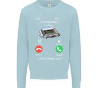 Liverpool Sta Chiamando Divertente Maglione Per Bambini Di Calcio