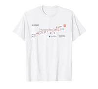 Liverpool Sydney Train Rail - Souvenir Route Map Australia Maglietta