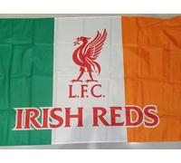 Liverpool Ufficiale Irlandese Reds Bandiera/Banner - 5 FT X 0.9m