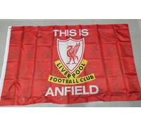 Liverpool Ufficiale'Questo È Anfield' Bandiera/Banner - Misura 5 FT X 0.9m