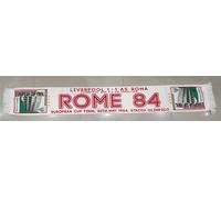 Liverpool V As Roma Euro Finale di Coppa 1984 Tessuta Sciarpa