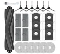 liveryde Ricambi compatibili con Dreame L10s Pro Ultra Heat, L10s Ultra Gen 2, L40 Ultra AE, Mova E30 Ultra Accessori, 1 spazzola principale, 4 filtri, 6 spazzole laterali, 6 panni mop, 6 sacchetti