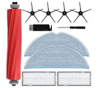 liveryde Ricambi Compatibili con Roborock S7 / S7 Plus / S7 Max / S7 MaxV / S7 Max Ultra / S7 MaxV Ultra / S7 Pro Accessori, 1 spazzola principale, 4 spazzole laterali, 2 filtri, 2 panni per mocio