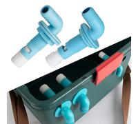 Livewell Fish Hold Outlet - Aeratore regolabile con struttura in polipropilene di grado marino e tubo flessibile da 3/4 a 1 1/8" per un facile collegamento (29 mm)