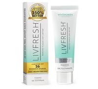 LIVFRESH Dental Gel by Livionex - Clinically Proven to Remove Plaque 250% Better (Foaming + Wintergreen + Blue Gel)