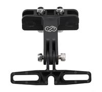 LivGrain Supporto per fanale posteriore per bicicletta elettrica, supporto per sella eBike per action cam, supporto per cellulare, nero, 80 x 55 mm