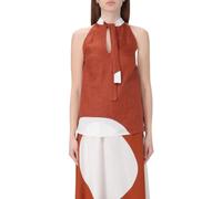 Liviana Conti - Top Senza Maniche - - Tops - Donna - Marrone - M