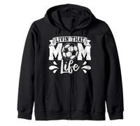 Livin Che Calcio Mamma Vita Felpa con Cappuccio