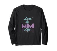 Livin' La Mimi Vita Nonna Vintage Nonna Maglia a Manica