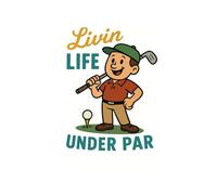 Livin Life Under Par: Golf Score Book