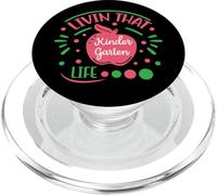 Livin That Kindergarten Life Funny Back To School for Kids PopSockets PopGrip per MagSafe