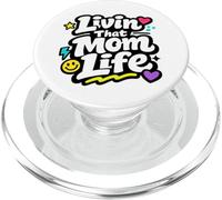 Livin That Mom Life Funny Dire mamma Festa della mamma PopSockets PopGrip per MagSafe
