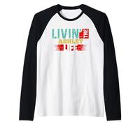 Livin' The Ashley Life - Maglietta con nome Ashley Maglia con Maniche Raglan