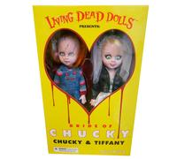 Living Dead Dolls Chucky and Tifanny pack 2 figures 25cm