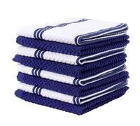 Living Fashions Confezione da 8 strofinacci per lavare i piatti, 100% cotone, assorbenti, dimensioni 30,5 x 30,5 cm, stracci perfetti per lavare i piatti, stracci da cucina e panni per piatti