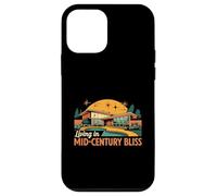Living in Mid Century Bliss MCM House Design Custodia per iPhone 12 mini