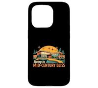 Living in Mid Century Bliss MCM House Design Custodia per iPhone 15 Pro