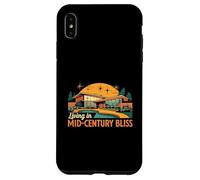 Living in Mid Century Bliss MCM House Design Custodia per iPhone XS Max