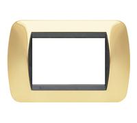 Living Int. - Placca 3 posti oro - L4803OR