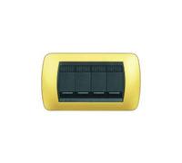 Living INT PLACCA 4 POSTI Oro Satinato L4804OS