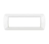 Bticino Living International placca 7 moduli bianca L4807BI
