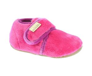 Living Kitzbühel - Baby's Hook-and-Loop Shoes Velvet - Plain - Pantofole EU 18 fuchsia