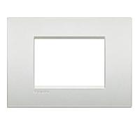 Bticino Placca Livinglight Air LNC4803PR 3 moduli Bianco Perla