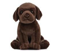 Living Nature Cioccolato Labrador Cucciolo 16CM - AN432 Cane Tenero Peluche