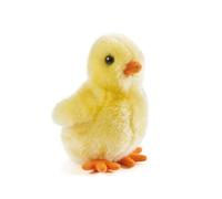 Living Nature Animale, Peluche Farm Uccelli, polli e Anatre, Colore White And Yellow, AN364
