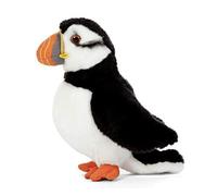 Living Nature Grande Pulcinella di Mare, Peluche di Uccello Morbido e Realistico, Peluche Naturli Eco-Friendly, 18cm