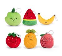 Living Nature LITTLE Clip Frutta Peluche - Portachiavi, Portachiavi da Borsa Carino