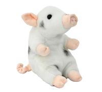 Living Nature - Peluche a forma di maialino Juliana, dai 3 anni in su, soffice e coccoloso, morbido regalo per neonati e bambini, ecologico