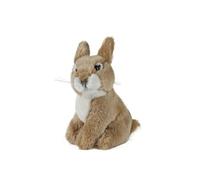 Living Nature Animals Peluche Baby Coniglio Seduto (17.Cm), Colore Brown,White, Small, AN238
